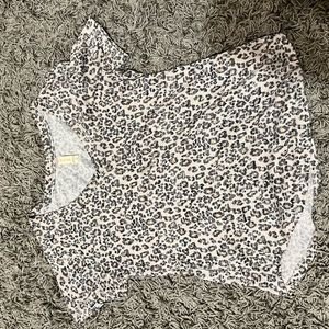 Altar’d State cheetah print v neck top